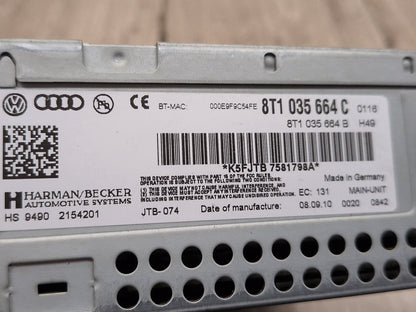2010-2016 Audi S4 B8 Car Stereo Radio Reciever Headunit Head Unit 8T1035664C OEM