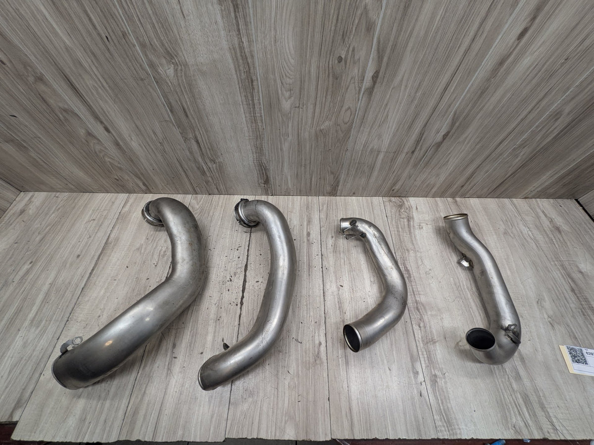 2009-2012 Mercedes-Benz E550 W212 AFTERMARKET Downpipes Down Pipes SET