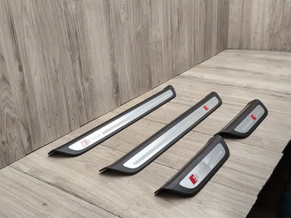 2015-2018 Audi Q3 8U Front Rear Left Right Scuff Plate Door Sill SET 8U0853376A