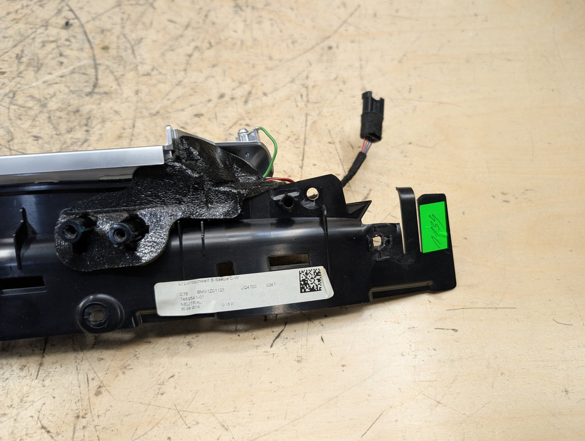 OEM BMW G12 740 750 M760 Rear Left Driver Door Sun Blind Shade Roller Light Lamp