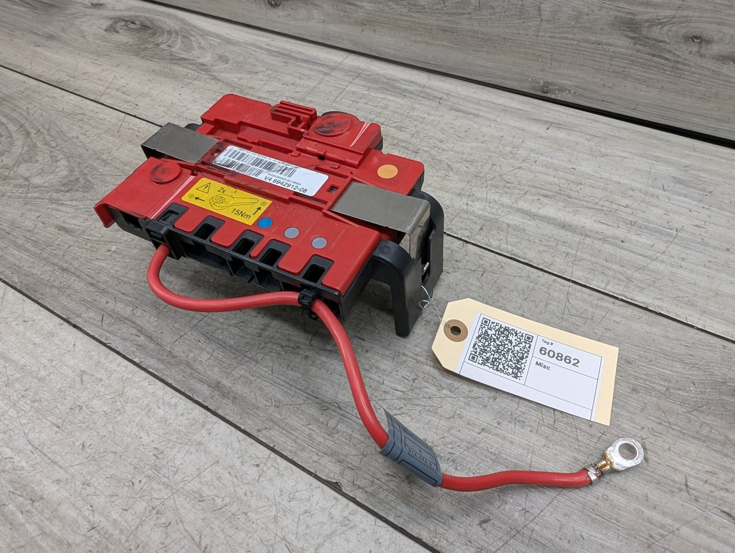 OEM BMW E90 E92 E93 Battery Power Lead Junction Distribution Fuse Box Voltage