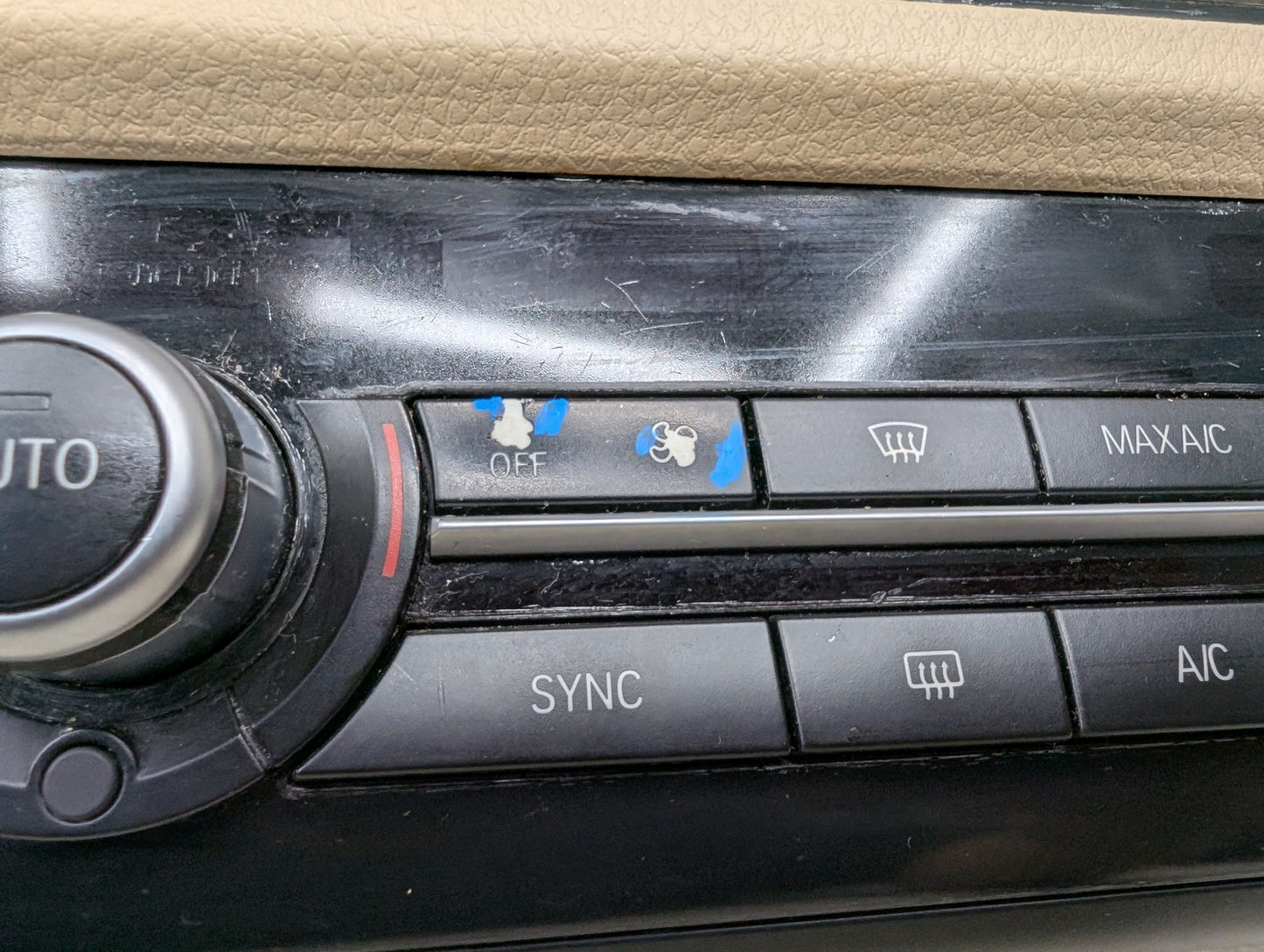 *11-16 OEM BMW F10 535 M5 AC Switch Heater Control Panel Radio Media Buttons