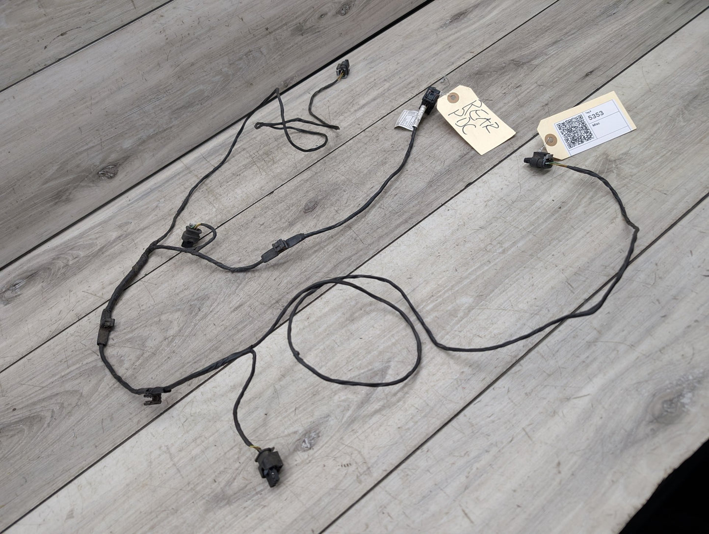 2007-2013 BMW X5 E70 Rear Bumper PDC Parking Sensor Wiring Wire Harness 9244425
