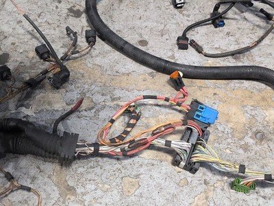 2007-2013 BMW E93 328i AT Engine N51 Motor Transmission Wiring Wire Harness SET