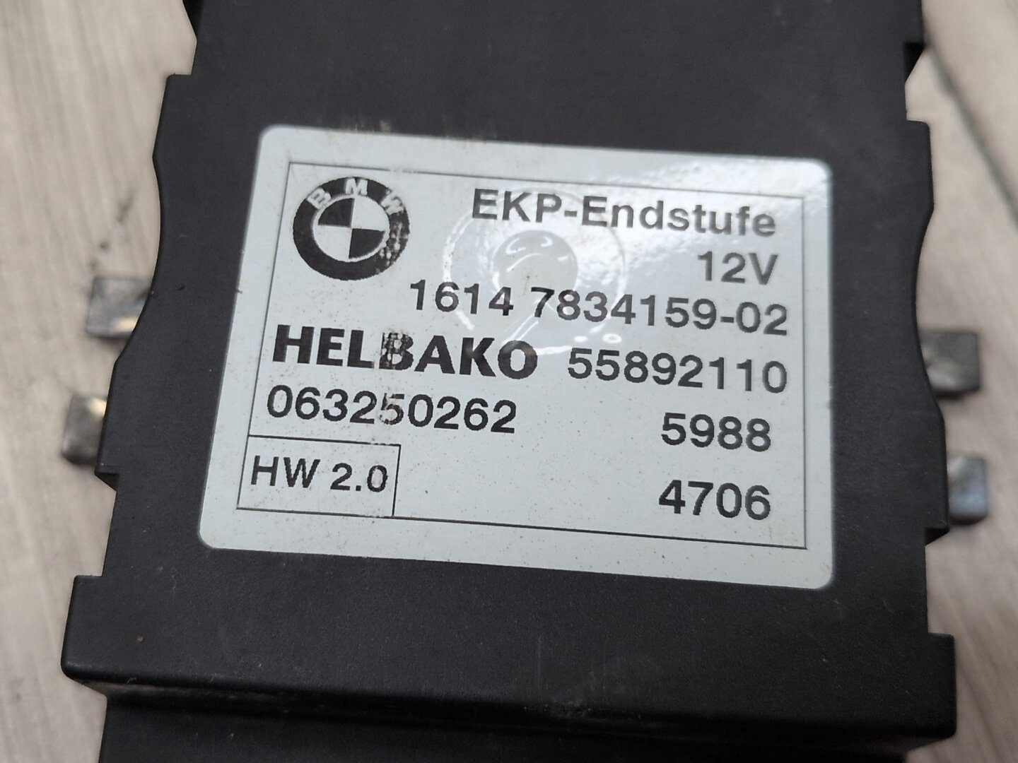 2004-2010 BMW M6 E64 EKP Fuel Pump Module 7834159 OEM