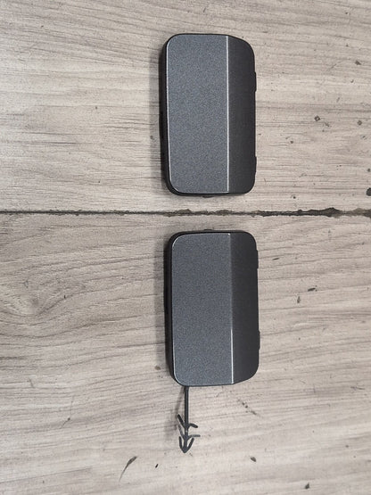2015-2018 Audi Q3 8U Rear Left Right Bumper Tow Hook Insert Covers SET 8U0807441H OEM