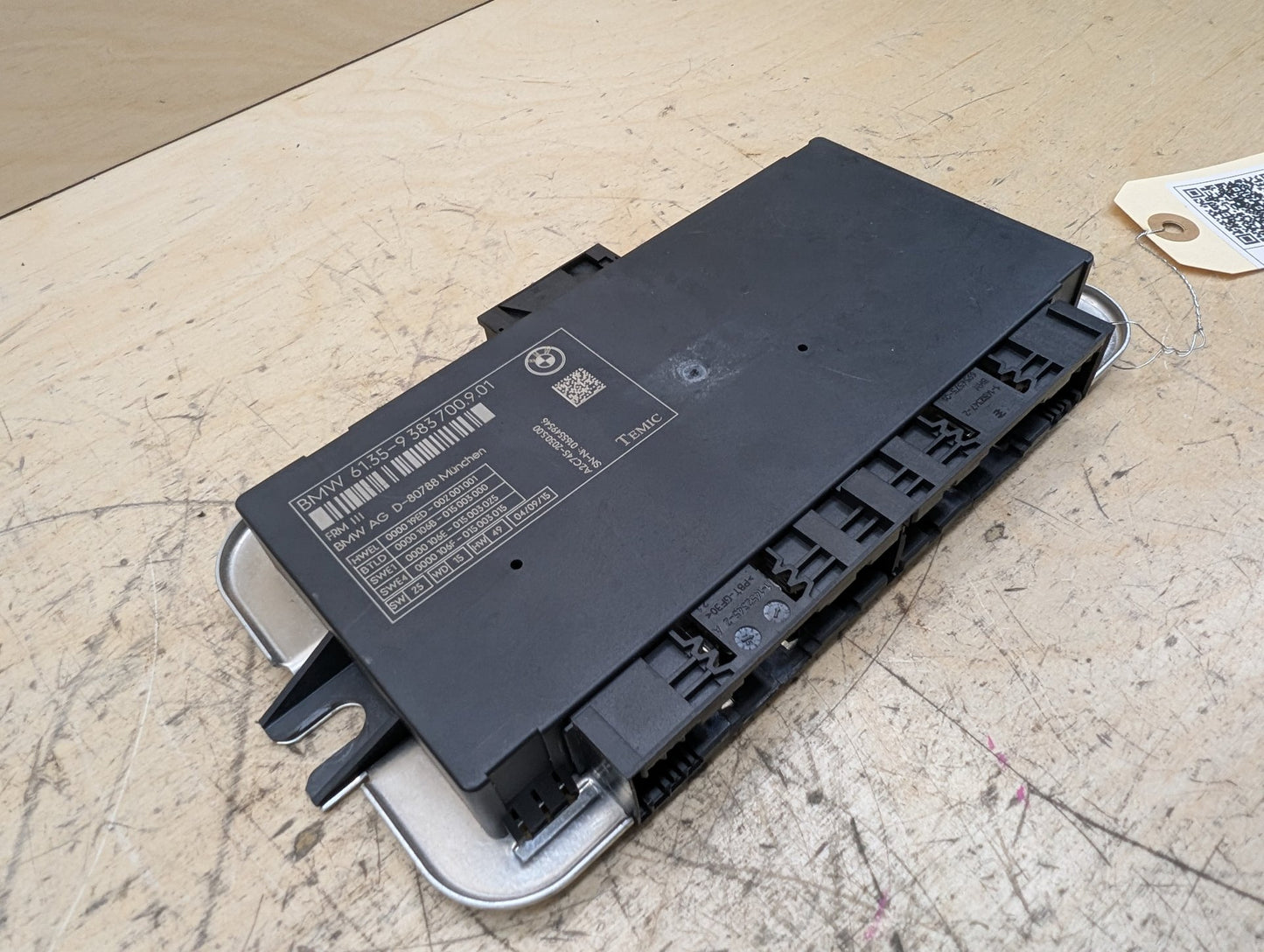 2011-2016 BMW X3 F25 FRM Headlight Footwell Module 9383700
