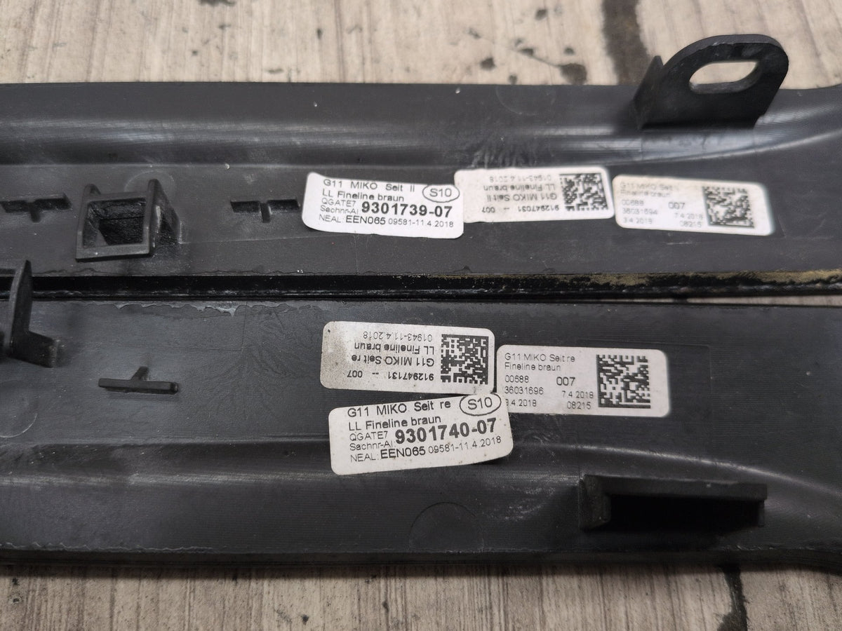 2016-2019 BMW 740Li G12 Center Console Trim SET 9301740