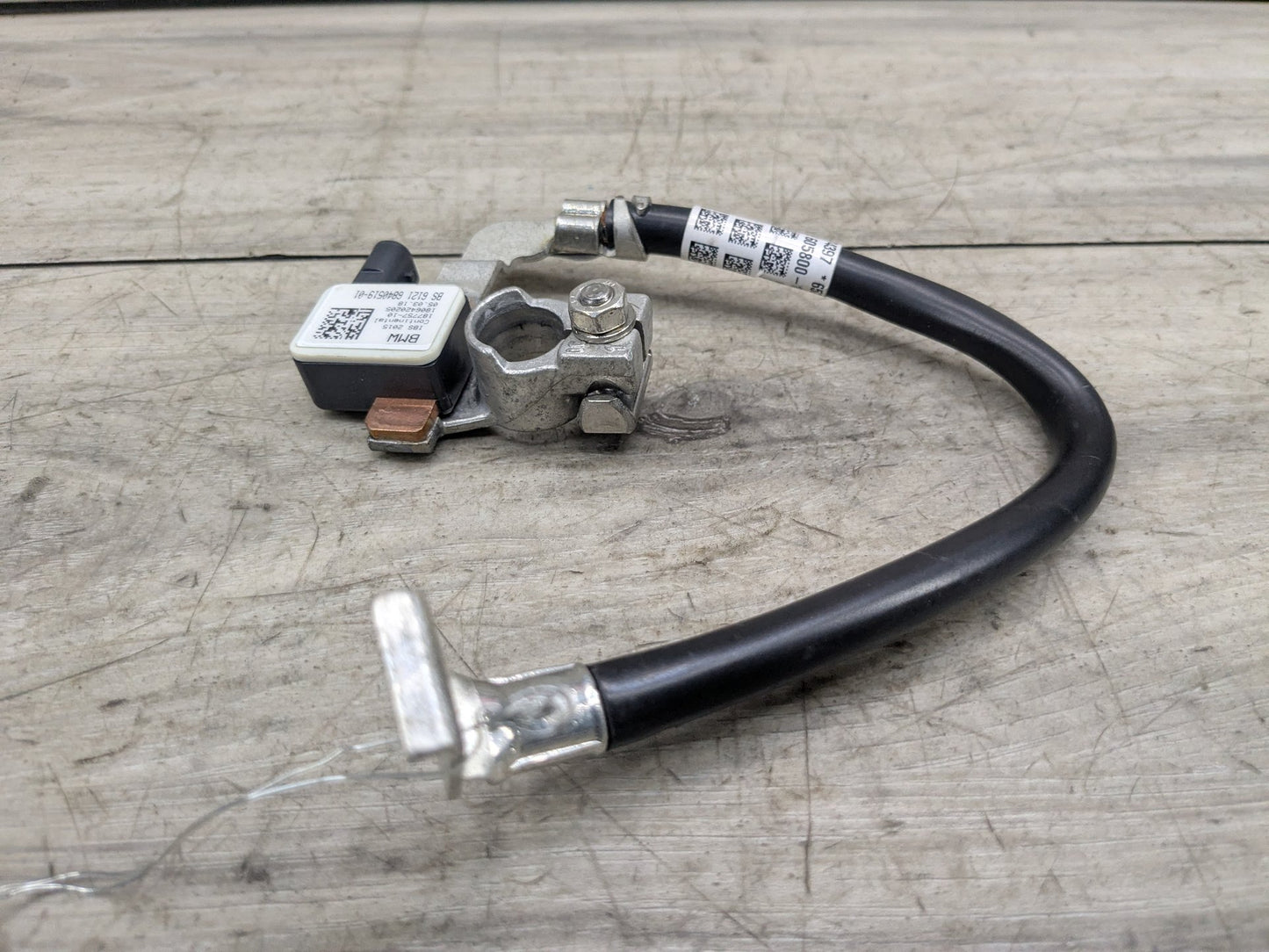 OEM BMW G01 G12 G30 530 540 M550 X3 Negative Battery Cable Terminal IBS Sensor