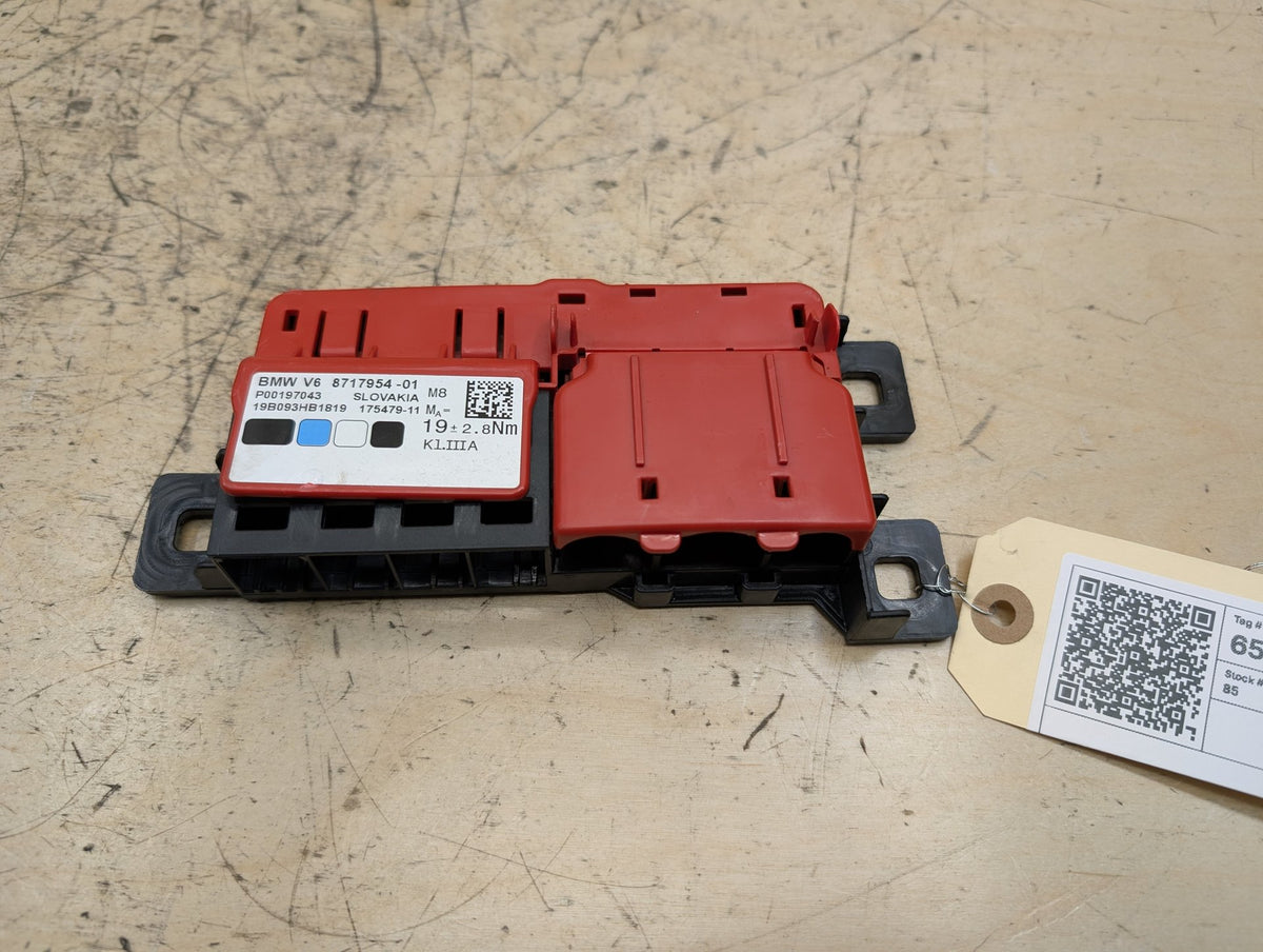 19-26 BMW X5 G05 Rear Battery B+ Terminal Junction Fuse Box 8717954 OEM
