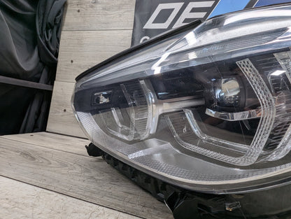 18-21 OEM BMW G01 G02 F97 F98 X3 Left Driver ICON Adaptive Headlight + Modules
