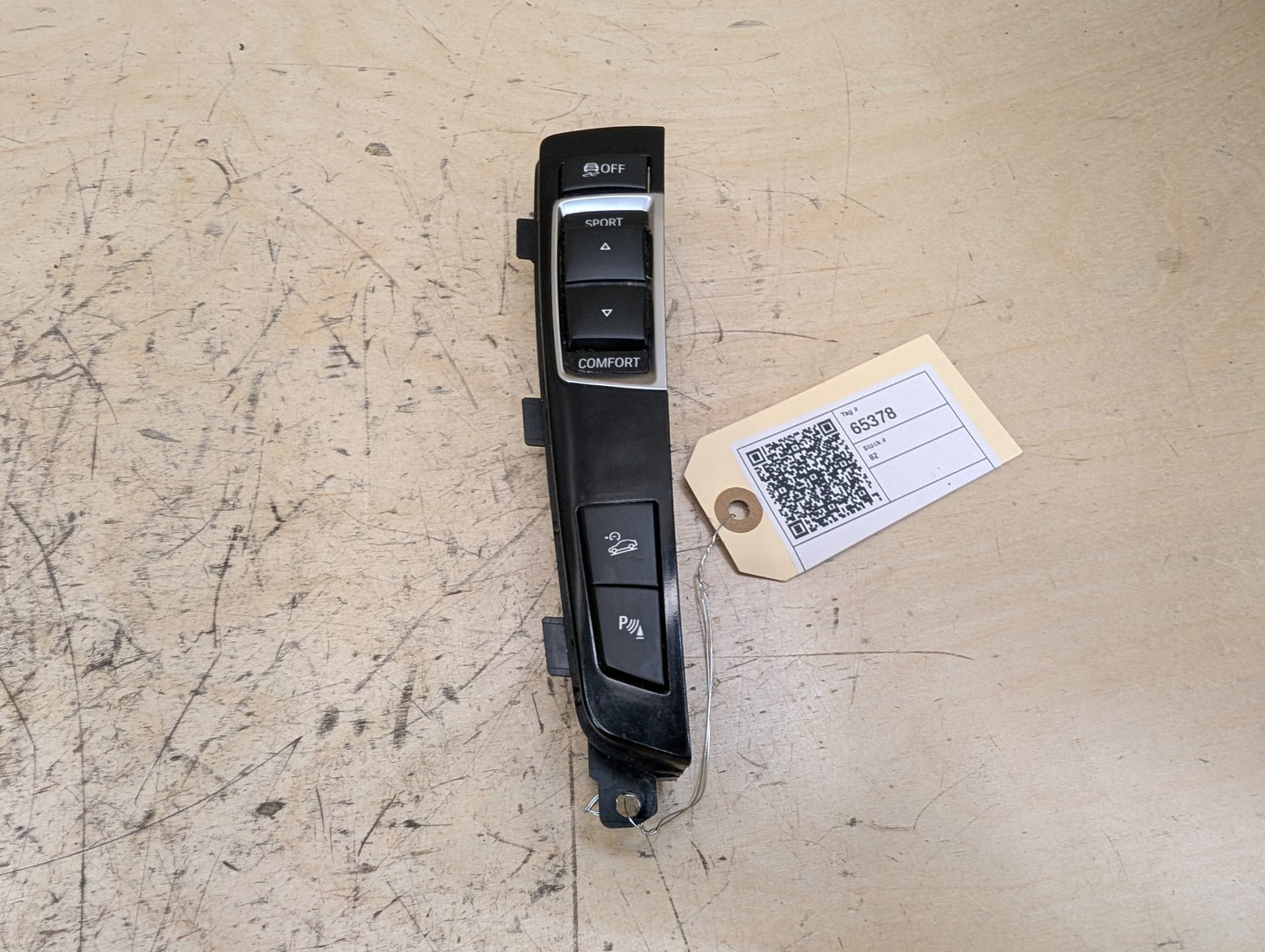 2010-2017 BMW 535i GT xDrive F07 Operating Traction Switch 9201486 OEM