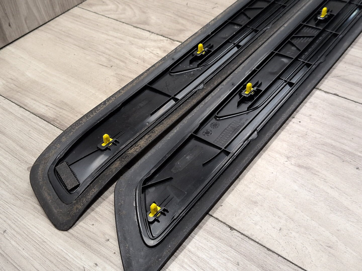 14-20 OEM BMW F32 M SPORT Front Left Right Scuff Plate Door Sill SET 7395028