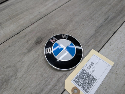 OEM BMW E82 E92 F02 F10 F22 F30 F44 F82 Rear Trunk Lid Round Emblem Logo 82MM