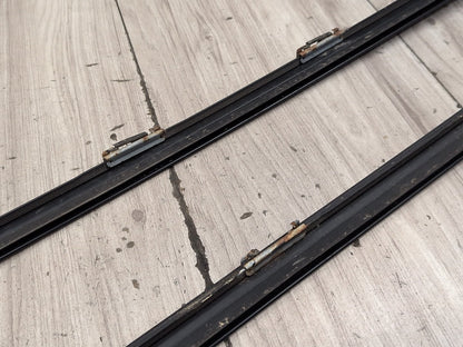 2008-2010 BMW 535i E60 Front Left Right Side Windshield Drip Trim Molding SET 7045448