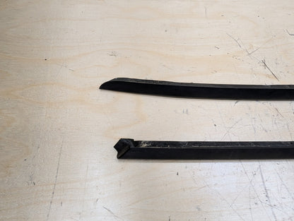 2011-2017 Audi RS5 8T Front Left Right Side Windshield Drip Trim Molding SET 8T0854327A OEM