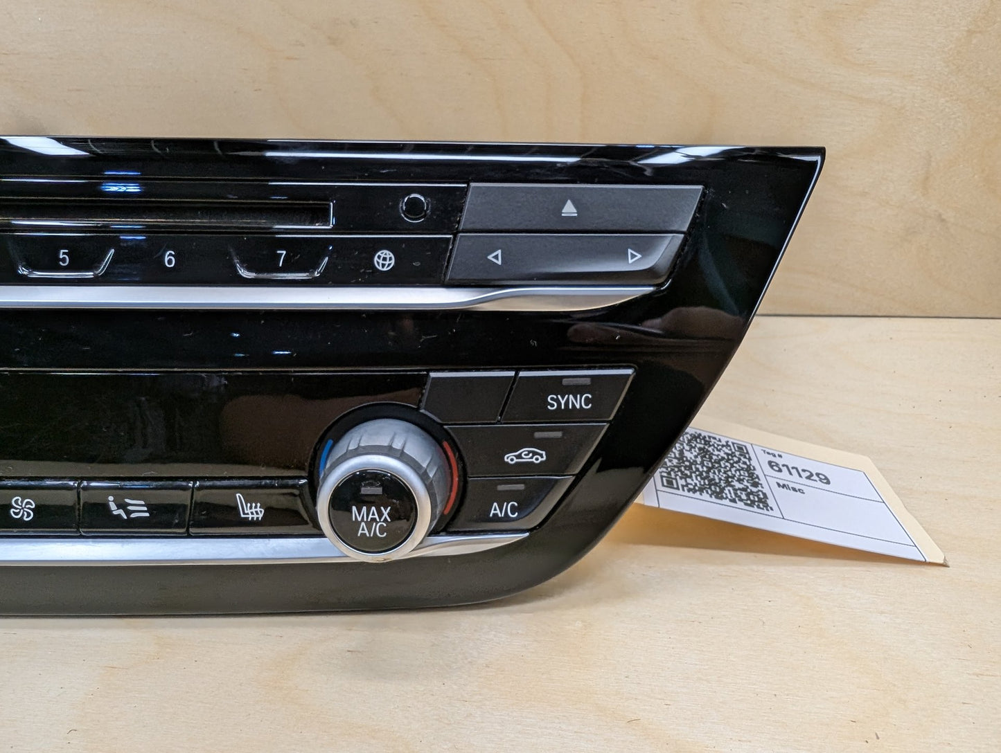 18-21 OEM BMW G01 F97 X3 X3M AC Climate Control Panel Radio Media Buttons