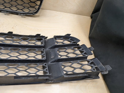 2011-2017 Audi RS5 8T Front Left Right Center Bumper Cover Grilles SET 8T0853651J OEM