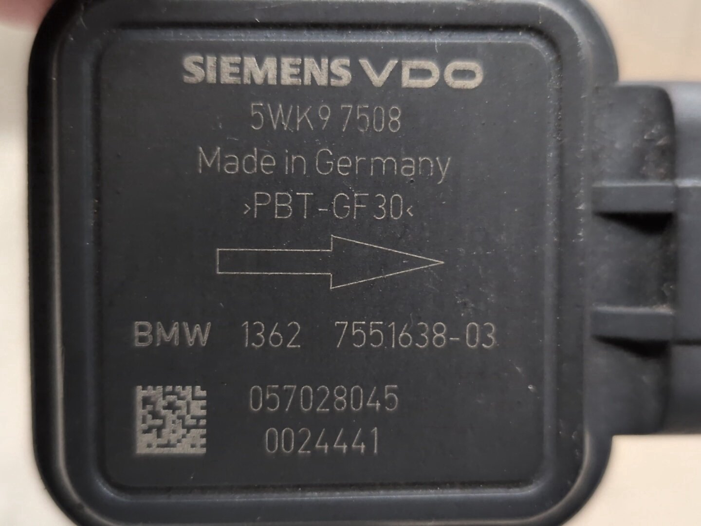 OEM BMW E82 E88 E90 E92 E93 328 Engine N51 N52 Air Flow Mass MAF Sensor Meter