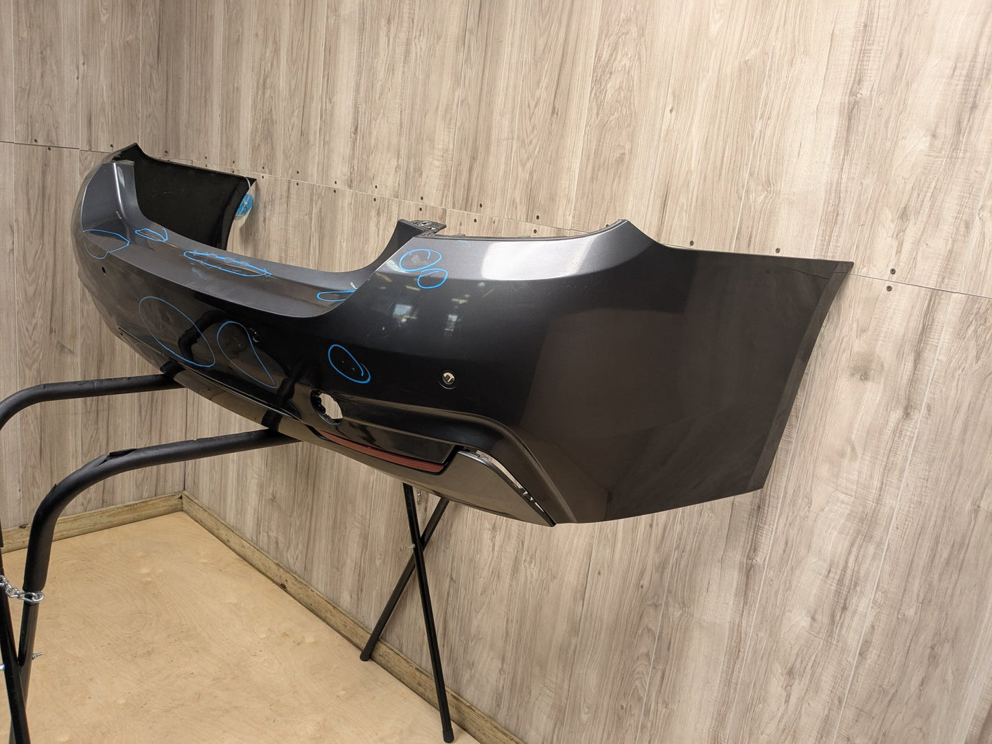 14-20 OEM BMW F32 F33 Rear M SPORT Dual Exhaust Bumper Cover Trim