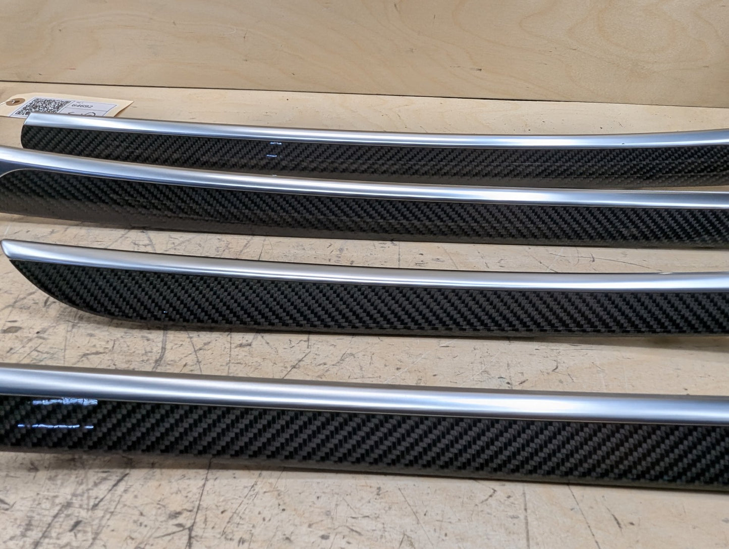2011-2017 Audi RS5 Front Rear Center Console Door Interior Trim SET CARBON FIBER