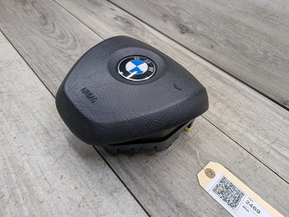14-19 OEM BMW F15 F16 X5 X6 Front Driver Steering Wheel Airbag Air Bag Black