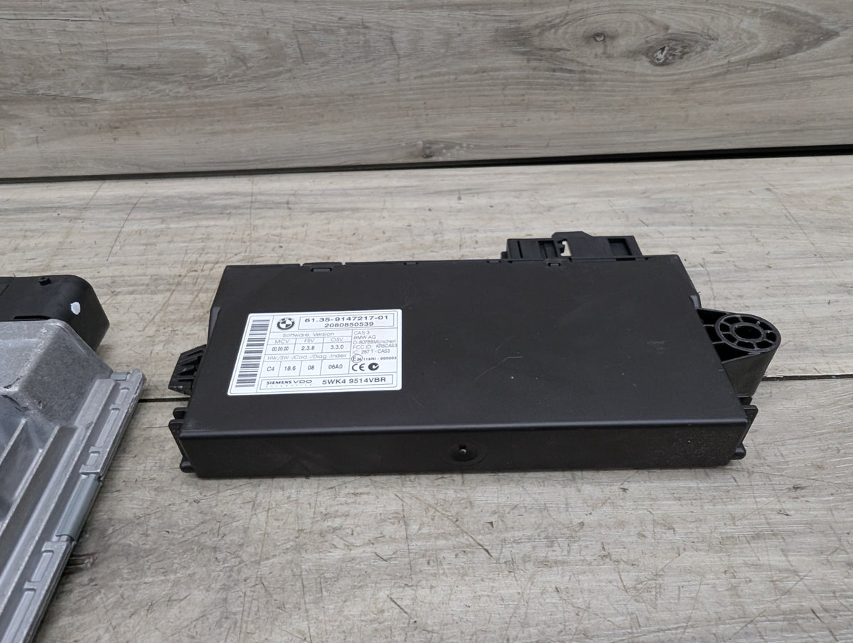 OEM BMW E82 E88- Engine N51 Motor ECU DME Computer w Cas & Key SET MSV80 7587166