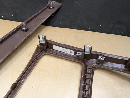 07-13 OEM BMW E99 335 Wood Burr Walnut Interior Trim Dash Panels Console SET