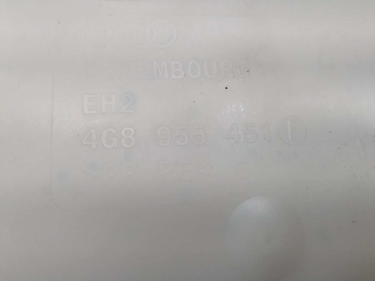2012-2018 Audi A6 C7 Windshield Reservoir Tank Assembly 4G1955462A OEM