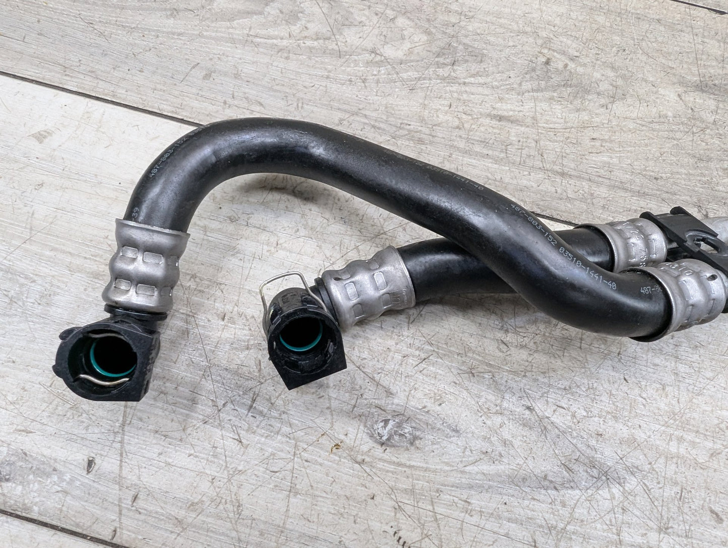 OEM BMW F01 F02 F10 F12 535 N55 Transmission Oil Cooler Pipe Lines Inlet Outlet