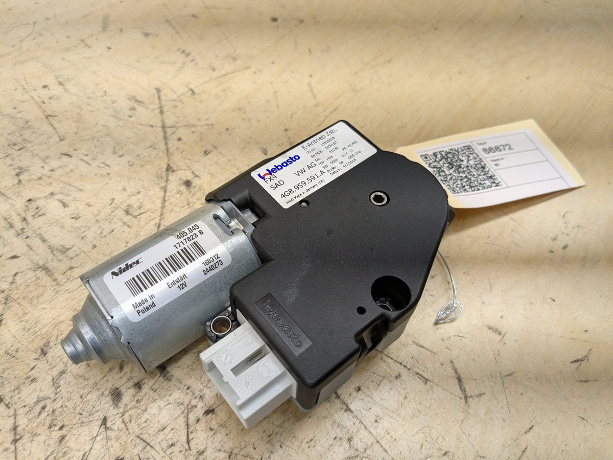 2012-2018 Audi A6 C7 Sunroof Sun Roof Glass Motor 4G8959591A OEM