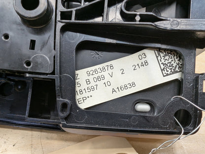 2012-2018 BMW 320i F30 Headliner Overhead Dome Light Switch Module 9263878