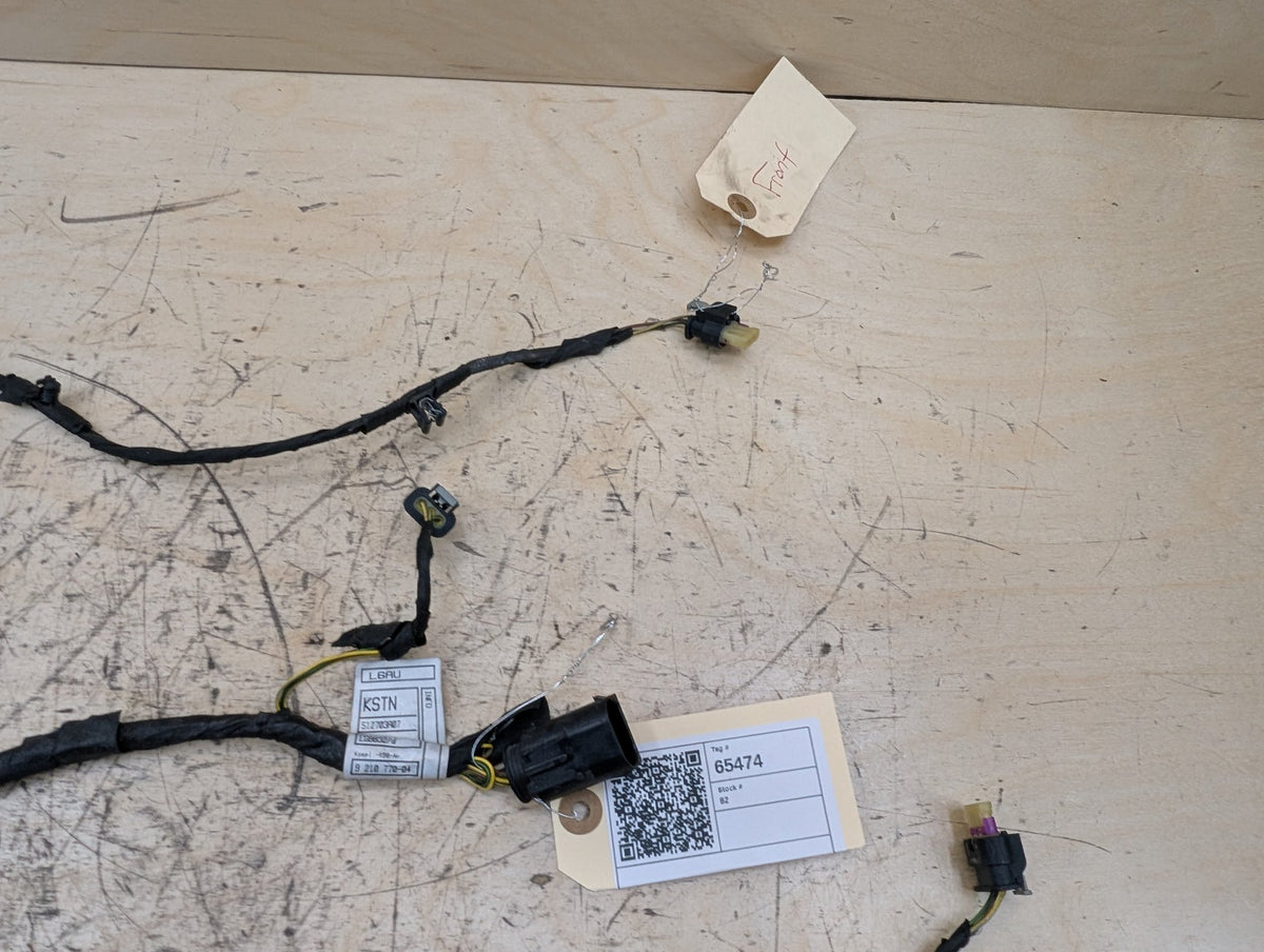 2010-2017 BMW 535i GT xDrive F07 Front Bumper PDC Parking Sensor Wiring Wire Harness 9210770 OEM