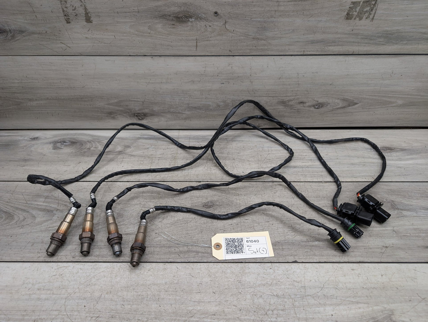2011 BMW 328i E90 Cat Catalytic Oxygen O2 Lambda Probe Sensors SET 7558055