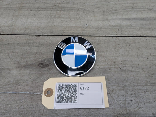 Genuine OEM BMW F39 F90 G20 G30 G80 M3 Bumper Hood Trunk Rear Round Emblem 74mm