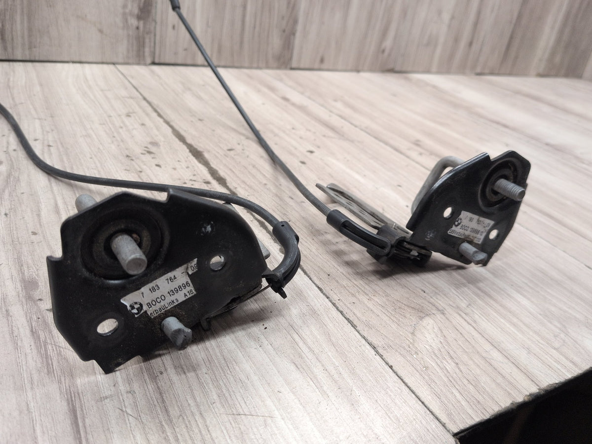 2011-2016 BMW M5 F10 Hood Bonnet Safety Lock Latches SET 7183764 OEM
