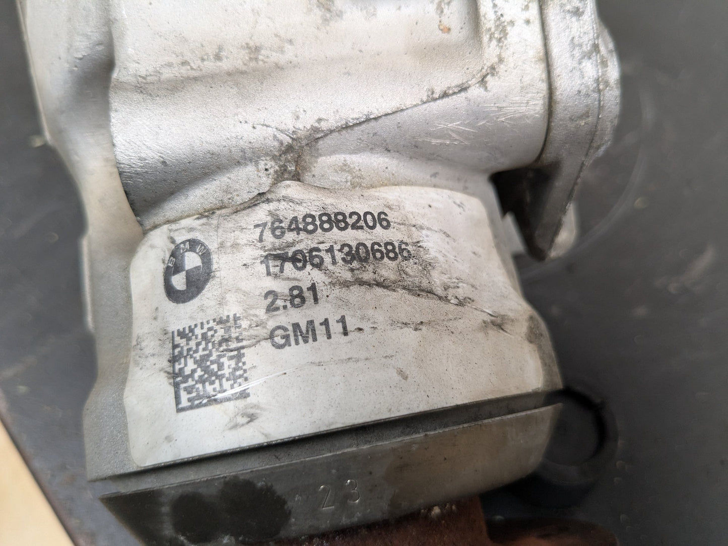 16-19 OEM BMW G12 750 B7 G30 M550 Front Differential Axle Carrier Ratio 2.81 K