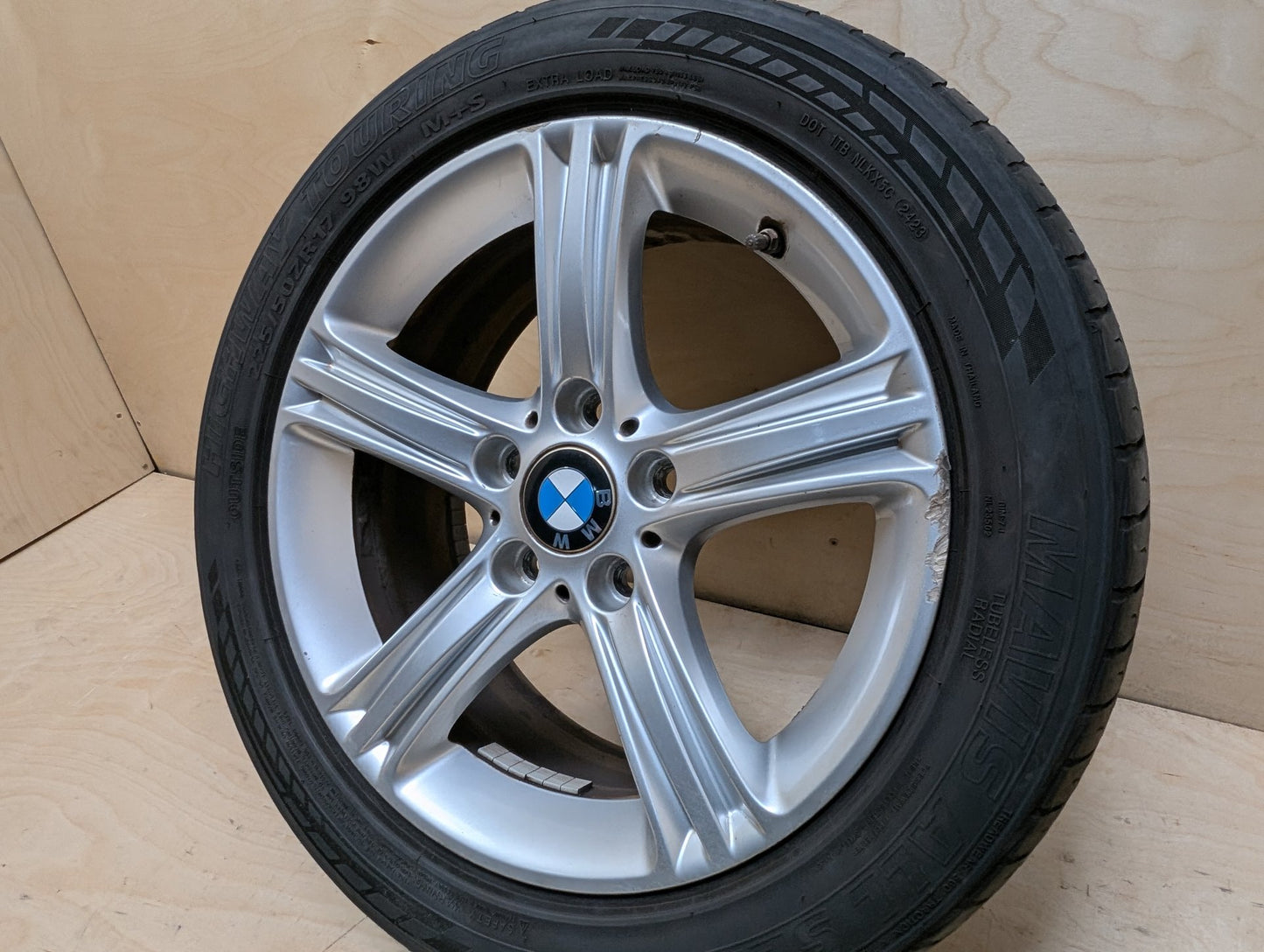 OEM BMW F30 F32 F33 F36 328 335 428 Wheel Rim 17x7.5 ET:37 Star Spoke Style 393