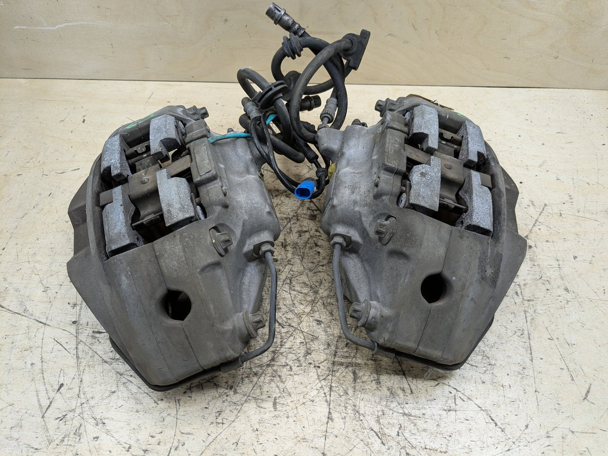 16-22 OEM BMW G11 G12 745eX 750i 750iX Front Left Right Brake Caliper Gray SET