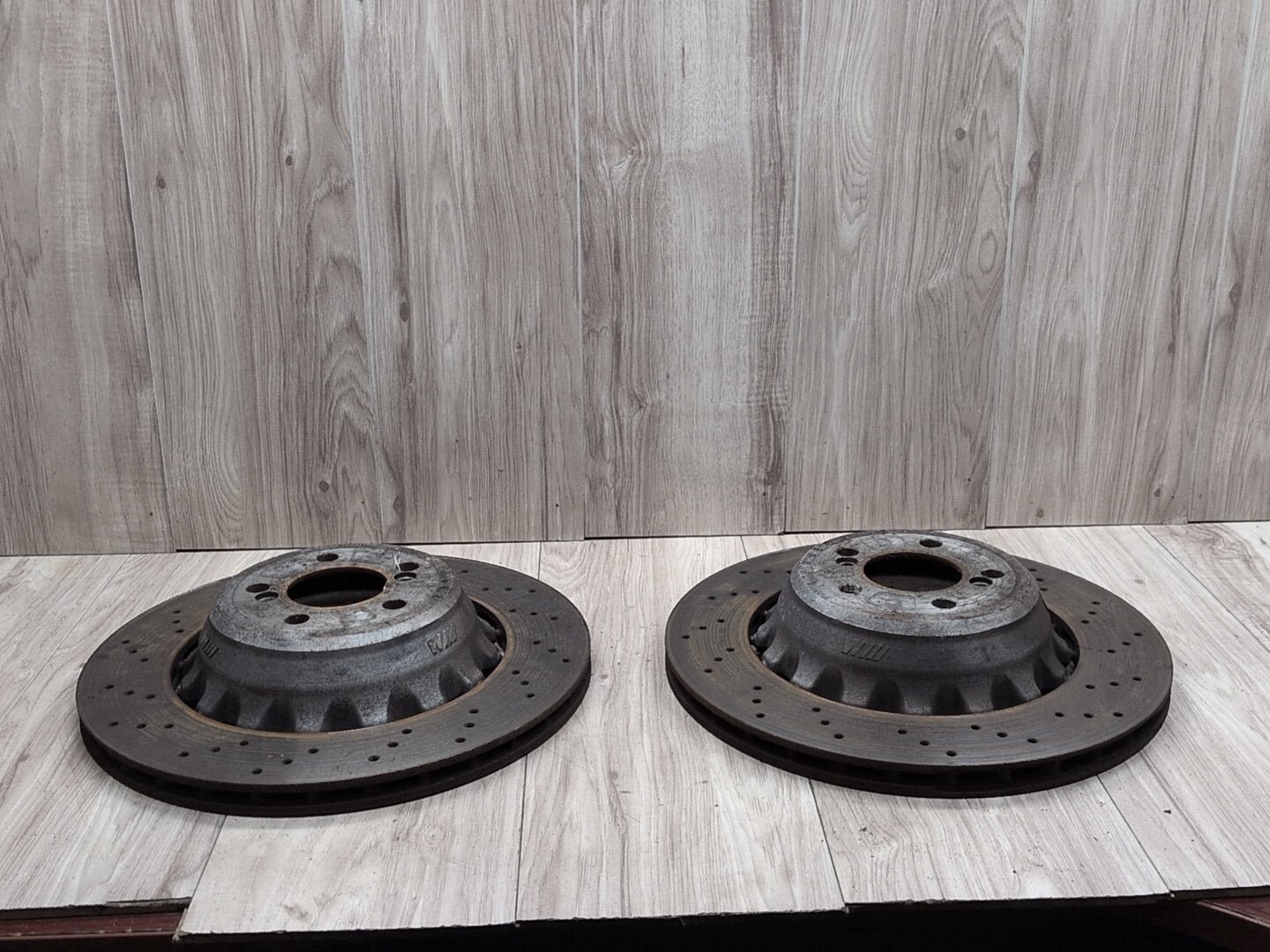 2015 - 2019 BMW X6 F86 Rear Left Right Brake Disc Rotors SET 2284903 S63B44T2
