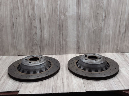 2015 - 2019 BMW X6 F86 Rear Left Right Brake Disc Rotors SET 2284903 S63B44T2