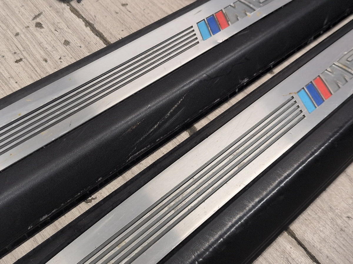 2004-2010 BMW M6 E64 Front Left Right Scuff Plate Door Sill SET 7898230 OEM