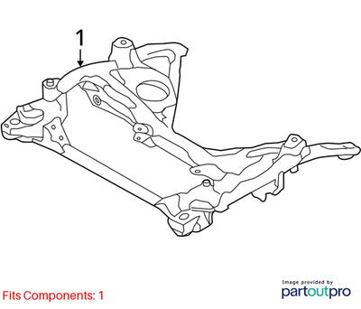 12-21 OEM BMW F22 F30 RWD 228 230 M235 M240 320 328 330 335 340 Front Subframe