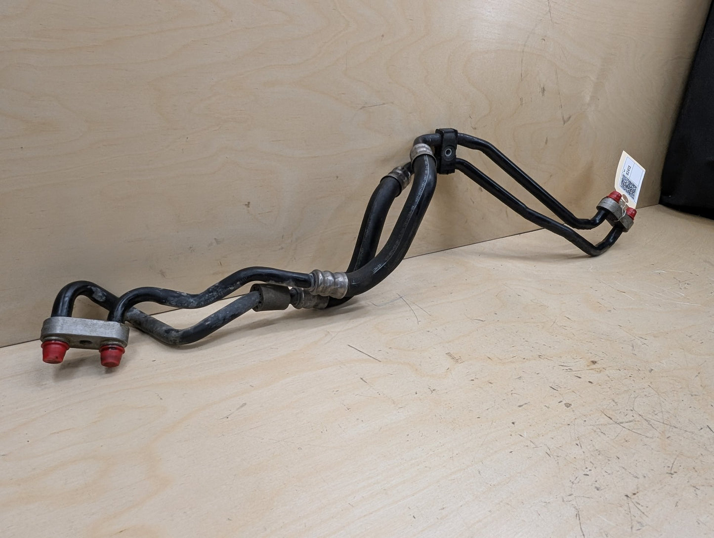 2012-2018 BMW F30 335i N55B30M0 Engine Oil Cooler Line Return Flow SET 7639449