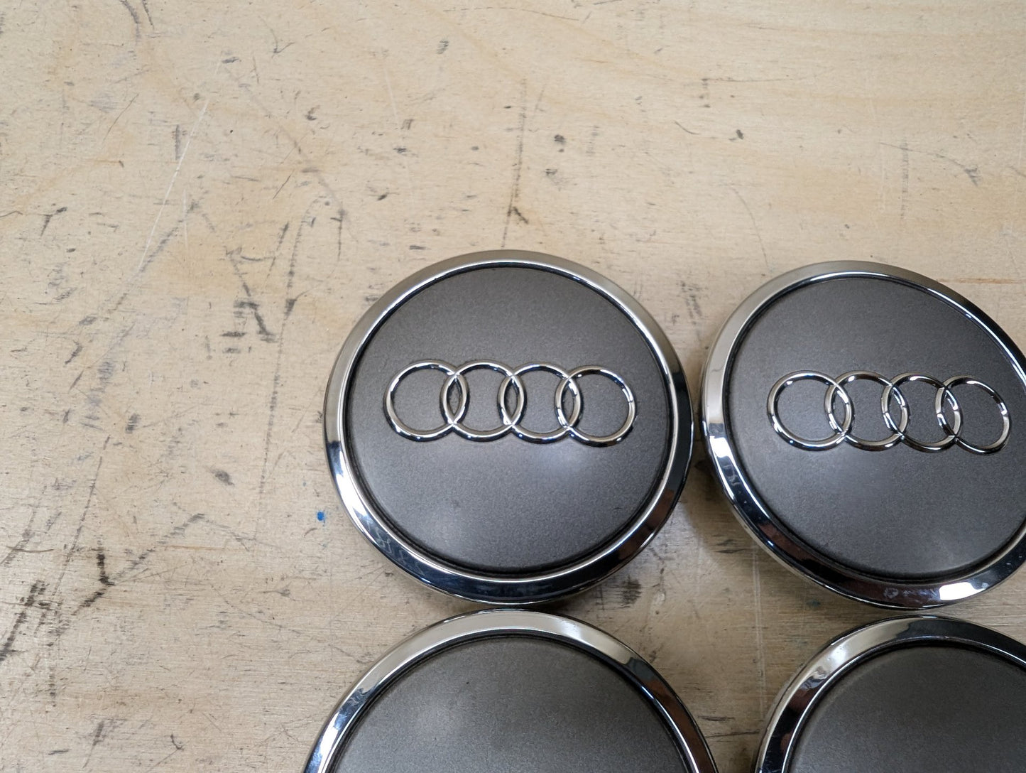 2011-2017 Audi RS5 8T Wheel Rim Hub Center Cap SET 8T0601170A OEM
