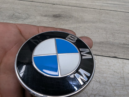 Genuine OEM BMW F39 F90 G20 G30 G80 M3 Bumper Hood Trunk Rear Round Emblem 74mm
