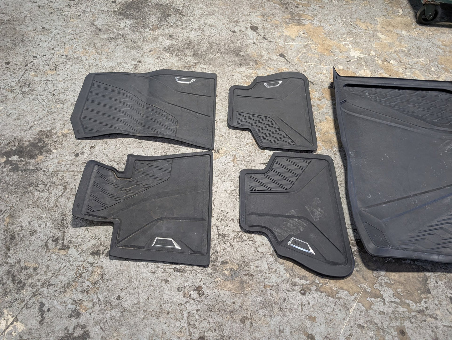 2019-2026 BMW X5 G05 Front Rear Left Right All Weather Mat Carpet Floor Mats SET 5A1D9E8