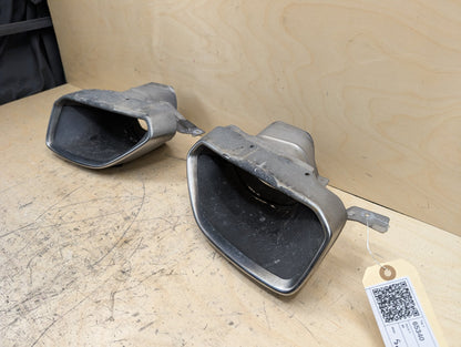 2019-2026 BMW M340i G20 Rear Left Right Exhaust Muffler Tips SET 2760587 OEM