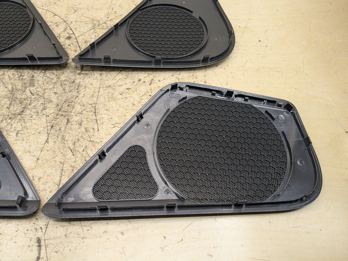 12-18 OEM Audi A6 C7 Front Rear Left Right Door Speaker Grille Cover SET