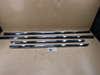 2016-2022 BMW 750i G12 Front Rear Left Right Exterior Door Trim Molding SET 7364354